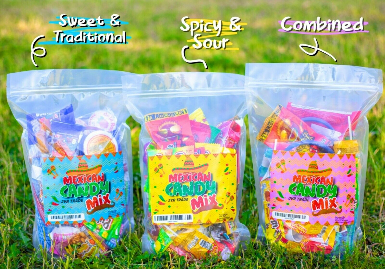 <b>Spicy</b>, <b>Sweet</b>, <b>and</b> Sour Bulk candies, Includes Luca Candy, Pelon, Pulparindo...